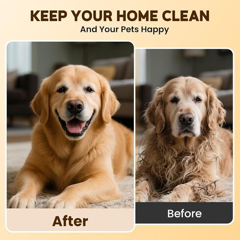 Deseshedding Dog Brush & Pet Hair Remover Combs - أداة الاستمالة للقطط ، الكلاب ، الأرانب ، الخيول ، الهامستر | حكة الإغاثة والهدية لمحبي الحيوانات الأليفة in Kuwait