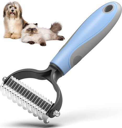 Pet Grooming Brush Effectively Reduces Shedding by Up to 95% Professional Deshedding Tool for Dogs and Cats in Saudi Arabia