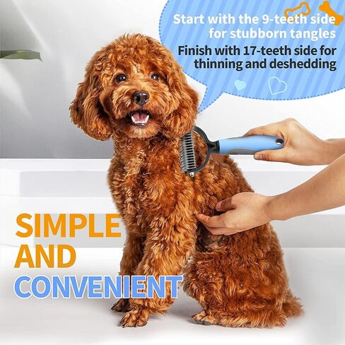 Pet Grooming Brush Effectively Reduces Shedding by Up to 95% Professional Deshedding Tool for Dogs and Cats in Saudi Arabia