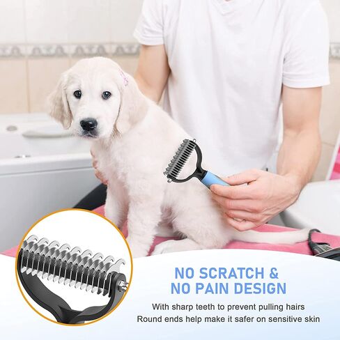Pet Grooming Brush Effectively Reduces Shedding by Up to 95% Professional Deshedding Tool for Dogs and Cats in Saudi Arabia