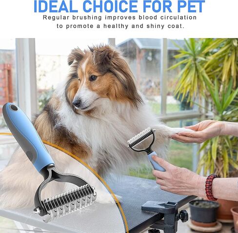 Pet Grooming Brush Effectively Reduces Shedding by Up to 95% Professional Deshedding Tool for Dogs and Cats in Saudi Arabia