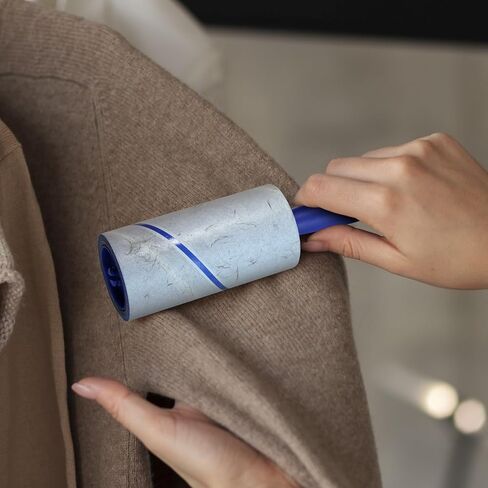 1200 Sheets Lint Roller with 6 Upgraded Handles (6 Rollers + 6 Refill), Mage Value Set Sticky Lint Rollers for Pet Hair, Portable Pet Hair Remover for Clothes, Furniture, Carpet, Dog and Cat in Kuwait