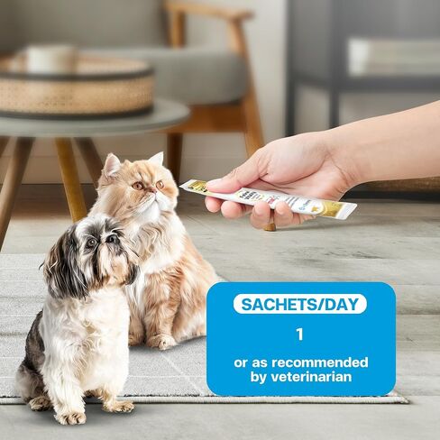 مكملات القط القطط Vitality Cat-عجينة قابلة للشفاء لدعم المناعة والقطط التخلص من حساسية الجلد-متعدد الفيتامينات اليومية مع أوميغا 3 ، البيوتين ، البروبيوتيك ، ماك ، توراين-30 كيس in Saudi Arabia