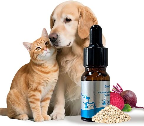 Waterless No-Rinse Pet Shampoo, Essence & Conditioner for Dogs, Puppies & Cats - Natural Pomegranate Scent - Dry, Soothes Itchy Skin, Hydrates Coat, Fits Pet Steam Brush in Saudi Arabia