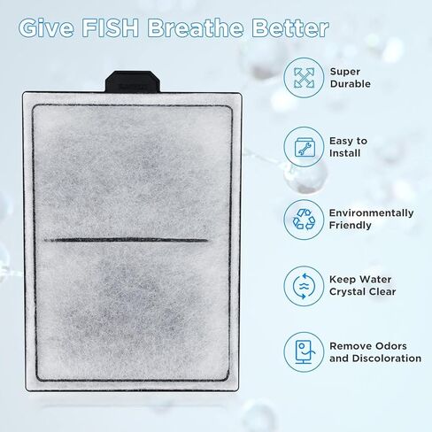 Hitauing 8 Pack PF-L Carbon Carrtridge for Silenstream PF20 و PF30 و PF40 و PF75 Power Filters in Kuwait