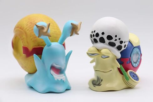 Thcbme Anime Action Figures Den Den Mushi Cute Figures Transponder Snail Phone Bug PVC Figures Model Collection Ornaments (Ace) in Saudi Arabia
