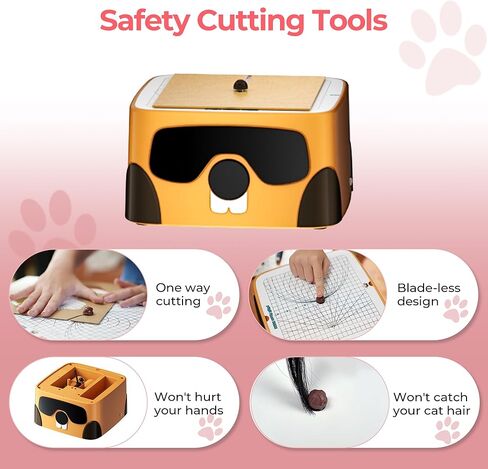 Cardboard Cutter for Cat - 3D Printed Card Board Cutter DIY Cat Scratchers Cardboard Strip Tool Machine for Making Cat Scratching Board Cat Bed in Kuwait