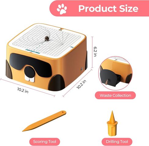 Cardboard Cutter for Cat - 3D Printed Card Board Cutter DIY Cat Scratchers Cardboard Strip Tool Machine for Making Cat Scratching Board Cat Bed in Kuwait