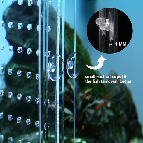 Acrylic Fish Tank Divide75/125Gallon Tank Divider,Adjustment Clear Fish Tank Separator Set with Suction Cups (75/125Gallon) in Kuwait