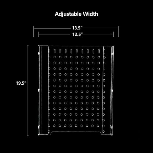 Acrylic Fish Tank Divide75/125Gallon Tank Divider,Adjustment Clear Fish Tank Separator Set with Suction Cups (75/125Gallon) in Kuwait