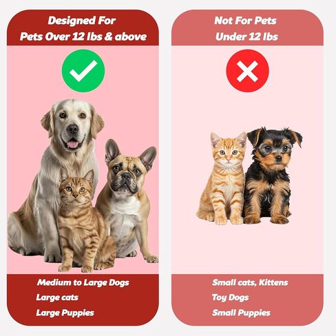 Pet Toothbrush for Dogs, Cats with Soft Bristles - Easy Teeth Cleaning & Dental Care, Non Slip Dual Head Dog Toothbrush in Saudi Arabia