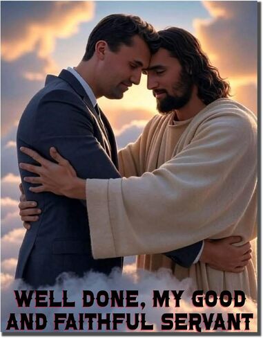 well done my good and faithful servant Jesus with Charlie in Saudi Arabia