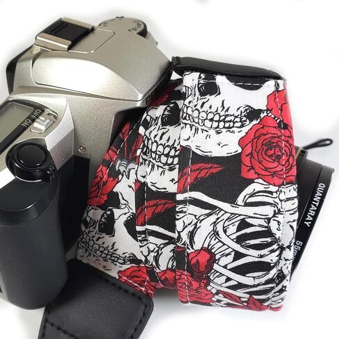 حزام كاميرا Raven Skull Raven ، حزام كاميرا Rose Skull Raven لجميع ملحقات كاميرا الرقبة والكتف Univers in Saudi Arabia