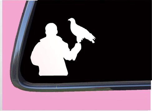 Falconry No Hood TP 626 Sticker 6 "قفازات صقر بيردز من فريسة أجراس سترة in Saudi Arabia