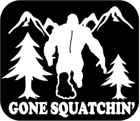 Bigfoot Sticker Gone Squatchin OS 235 6" Decal sasquatch squatch in Saudi Arabia