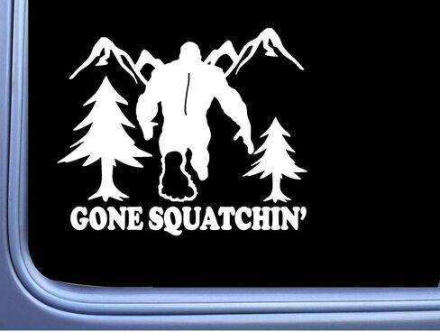 Bigfoot Sticker Gone Squatchin OS 235 6" Decal sasquatch squatch in Saudi Arabia