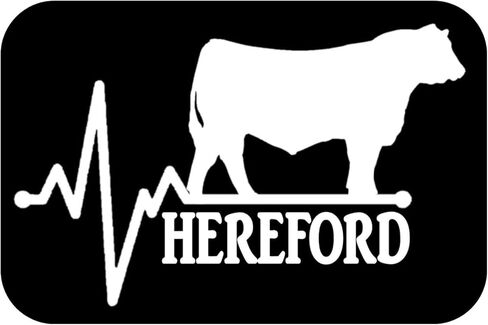 Hereford Lifeline Word Bull Decal 6 "Sticker OS 264 Cattle Cow in Saudi Arabia