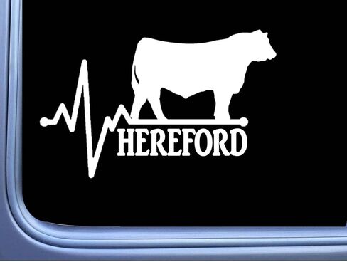 Hereford Lifeline Word Bull Decal 6 "Sticker OS 264 Cattle Cow in Saudi Arabia