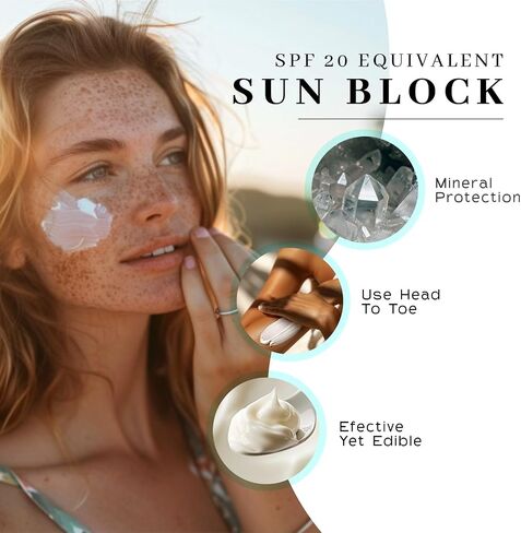 Vanman's - واقي من الشمس والشحم - مقاوم للماء 20 SPF من واقي الشمس الشحم مع زيت الزيتون ، شمع العسل - واقيات الشمس المعدنية مع المعادن غير النانو - 2.5 أوقية in Kuwait