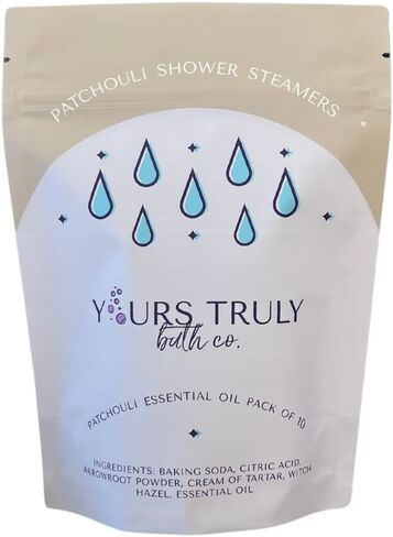Patchouli Shower Steamers, Aromatherapy Shower Steamers, Shower Tablets Aromatherapy, Shower Steamers with Essential Oils, Shower Bombs Made in the USA, Stress Relief and Self Care, Self Care Gifts in Saudi Arabia