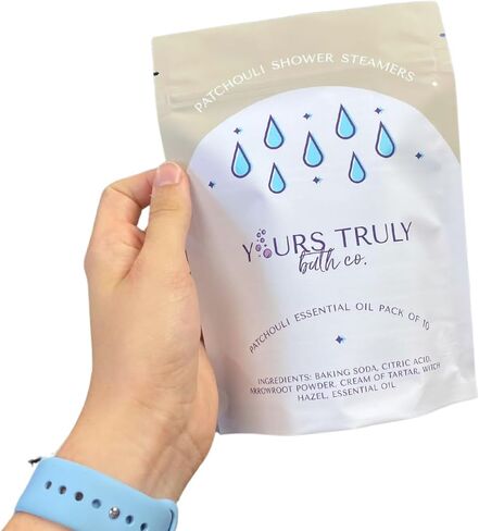 Patchouli Shower Steamers, Aromatherapy Shower Steamers, Shower Tablets Aromatherapy, Shower Steamers with Essential Oils, Shower Bombs Made in the USA, Stress Relief and Self Care, Self Care Gifts in Saudi Arabia