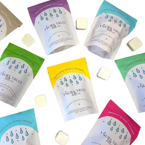 Patchouli Shower Steamers, Aromatherapy Shower Steamers, Shower Tablets Aromatherapy, Shower Steamers with Essential Oils, Shower Bombs Made in the USA, Stress Relief and Self Care, Self Care Gifts in Saudi Arabia