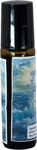 Ocean Breeze Oil Perfume Roll-On - Fresh Coastal Scent | 10ml w 20% Fragrance Oil, Jojoba | Clean Summer Seaside Aroma P005 in Saudi Arabia