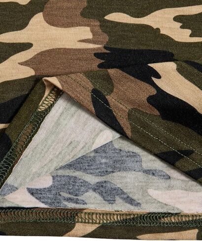 WDIRARA Girl's Newspaper Print Tank Top Round Neck Short Sleeve Slim Tee Top in Kuwait