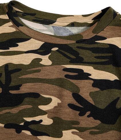 WDIRARA Girl's Newspaper Print Tank Top Round Neck Short Sleeve Slim Tee Top in Kuwait