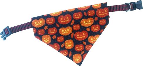 Halloween dog bandana slip on over the collar,lip over collar, Pet Collar Bandana, Pet Scarf, Dog Neckerchief,Washable Dog Bibs, bandana for Dog and Cat in Saudi Arabia