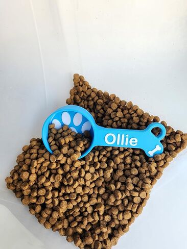 Personalized Dog Food Scoop, Pet Food Measuring Cup with Name, Kibble Scoop (7 oz - 7/8 cup) in Kuwait