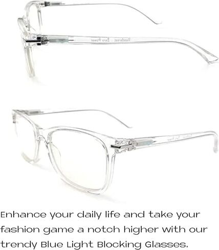 Readerest Blue Light Blocking Reading Glasses (Floral, 2.75 Magnification) Computer Reading Glasses With Thin Reflective Lens, Anti Glare & Eye Strain, UV Protection, Glasses for Men & Women in Saudi Arabia