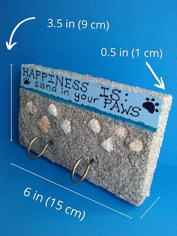 Dog Paw Print Leash Holder Key Rack in Saudi Arabia