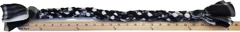 Dog Puppy Tug Pull Rope Rope Play Date Interactive Entertaining Huchice Fleece Square Braid (Black) in Saudi Arabia