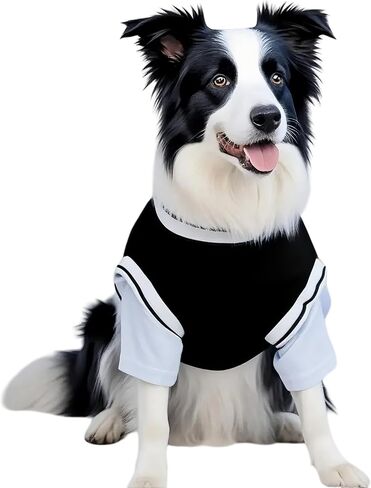 Medium and Large Dog Sports T-Shirts with Basketball Style (Black, XXXXX-Large) in Saudi Arabia