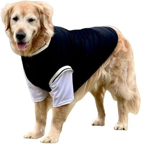 Medium and Large Dog Sports T-Shirts with Basketball Style (Black, XXXXX-Large) in Saudi Arabia