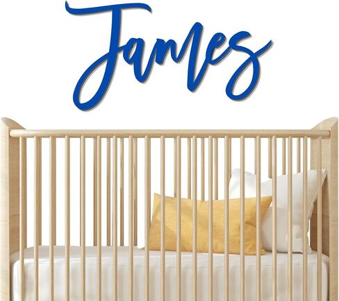 Custom Wooden Name Sign for Nursery, Personalized Baby Name Wall Letters, Kids Room Decor, Wooden Nursery Sign, Baby Shower Gift, Name Wall Art in Saudi Arabia