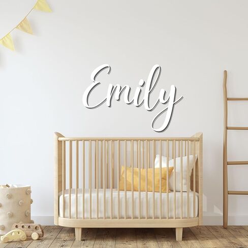 Custom Wooden Name Sign for Nursery, Personalized Baby Name Wall Letters, Kids Room Decor, Wooden Nursery Sign, Baby Shower Gift, Name Wall Art in Saudi Arabia