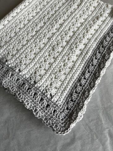 New Hand Crochet Baby Blanket by Kim's Crochet Designs in Saudi Arabia