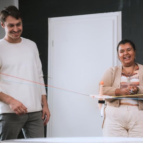 XXL String Puller Team Team Building Game Game Game Game Game Game Game Game (ما يصل إلى 20 شخصًا) in Saudi Arabia