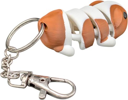 لعبة Mini Mini Guinea Pig Toy و Backpack Carm - 3D Print - هدية رائعة لمحبي الخنازير في غينيا والعودة إلى المدرسة (Brown+White) in Saudi Arabia