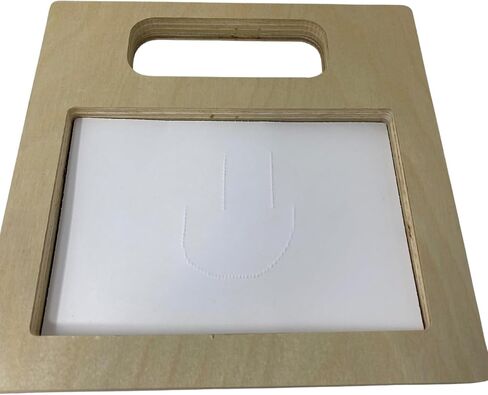 Raised-Line Drawing Board for 4X6 Postcards, Make Tactile Drawings on the Go, Has Handle at Top, Fun for Blind Children, Kids, and Adults, Multi-Sensory Montessori Toy for Home, School, and Gifts - By Blind in Mind, The Braille Superstore in Saudi Arabia