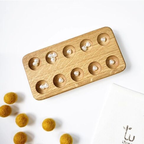 Montessori Wooden 10 Ten Frame Ten Oak Poard Math-side Math Gift for Kids Counting Early Learning Toddler Activity Board (10 Frame) in Saudi Arabia