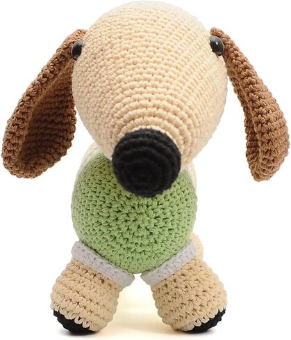 Dachshund Puppy Crochet Doll Dollade Handmade Amigurumi Plush Toy Vac in Saudi Arabia