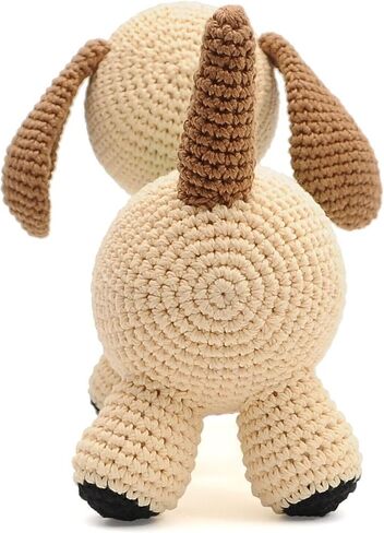 Dachshund Puppy Crochet Doll Dollade Handmade Amigurumi Plush Toy Vac in Saudi Arabia