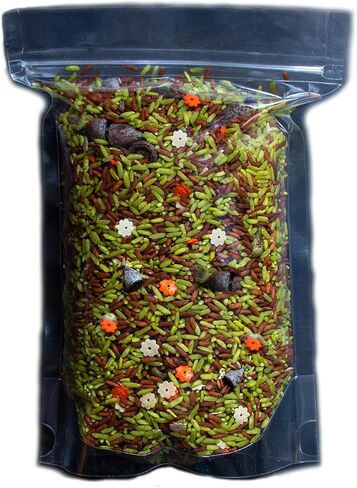 Colored Rice, Sensory Rice, Forest Sensory Rice, Sensory Bin, Sensory Bin Filler, Sensory Play, Sensory table, Preschool Learning Activities (8 Cups) in Saudi Arabia