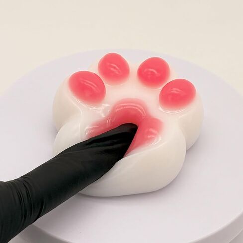 لعبة Cat Paw Taba Squishy ، لعبة السيليكون المصنوعة يدويًا ، لعبة ممتعة ولطيفة ، لعبة حسية لزجة وناعمة ، للاسترخاء ، لعبة الضغط ، الهدايا المثالية للأطفال والكبار (كبيرة) in Kuwait