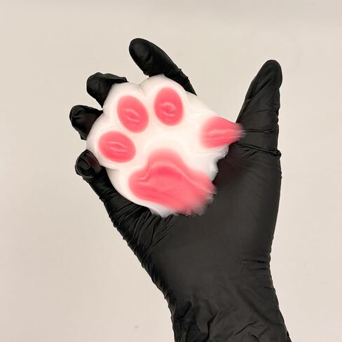 لعبة Cat Paw Taba Squishy ، لعبة السيليكون المصنوعة يدويًا ، لعبة ممتعة ولطيفة ، لعبة حسية لزجة وناعمة ، للاسترخاء ، لعبة الضغط ، الهدايا المثالية للأطفال والكبار (كبيرة) in Kuwait