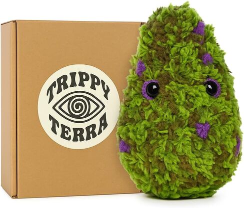Nouglas Plush Buddy— Handmade Crochet Weed Plush - Cozy Weed Pillow for Stoner Decor, Weed Decor, Hippie Decor - Weed Plushie Nouglas for Chill Vibes, Emotional Support Bud in Saudi Arabia