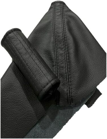Fits For 2008 2009 2010 2011 2012 2013 2014 2015 2016 Compatible With Subaru Impreza Crosstrek Outback Froster WRX STI Black Stitch Synthetic Leather Parking Brake Boot Cover (Made In USA) in Saudi Arabia